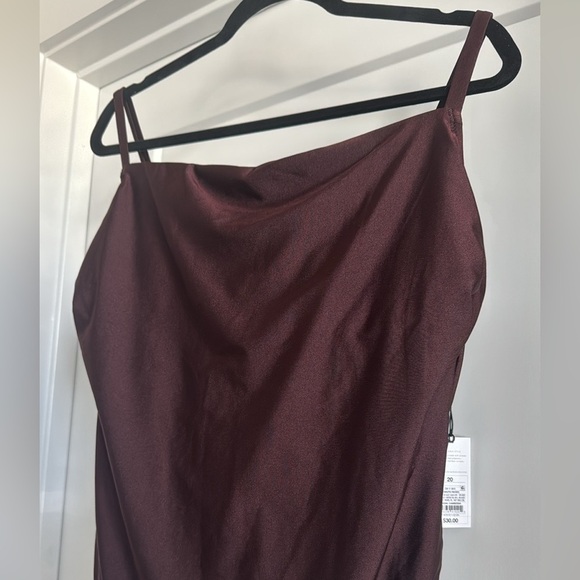 Shade & Shore Women's High Leg Cheeky One Piece
Swimsuit Brown Size 20 New - Picture 5 of 9